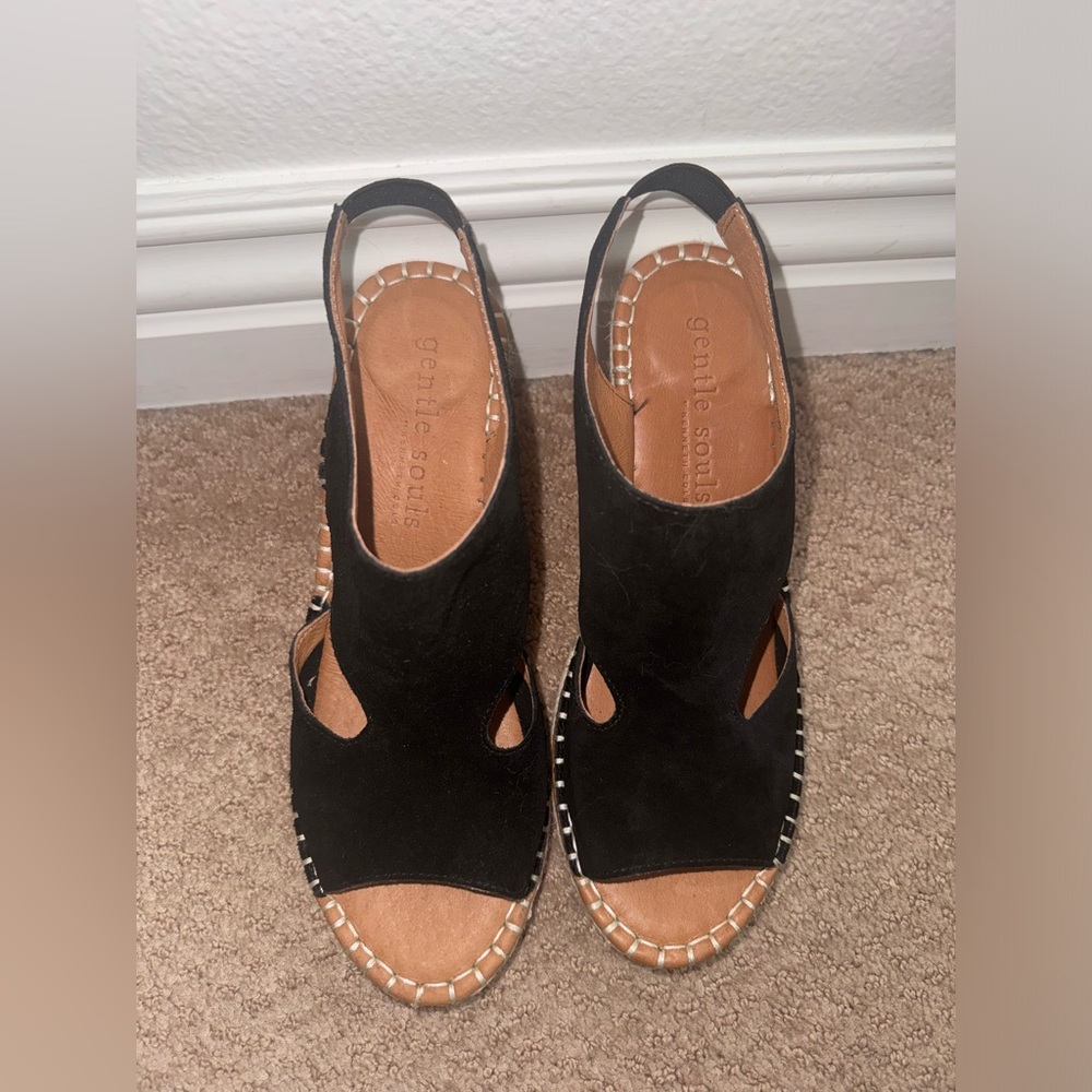 GENTLE SOULS Women's Cody Wedge Espadrille Sandals size 9 *NEW WITHOUT BOX*